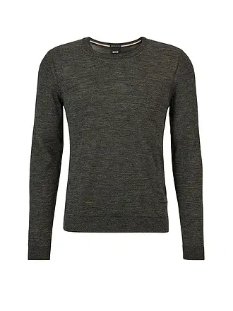 BOSS | Pull coupe slim LENO-P | grau